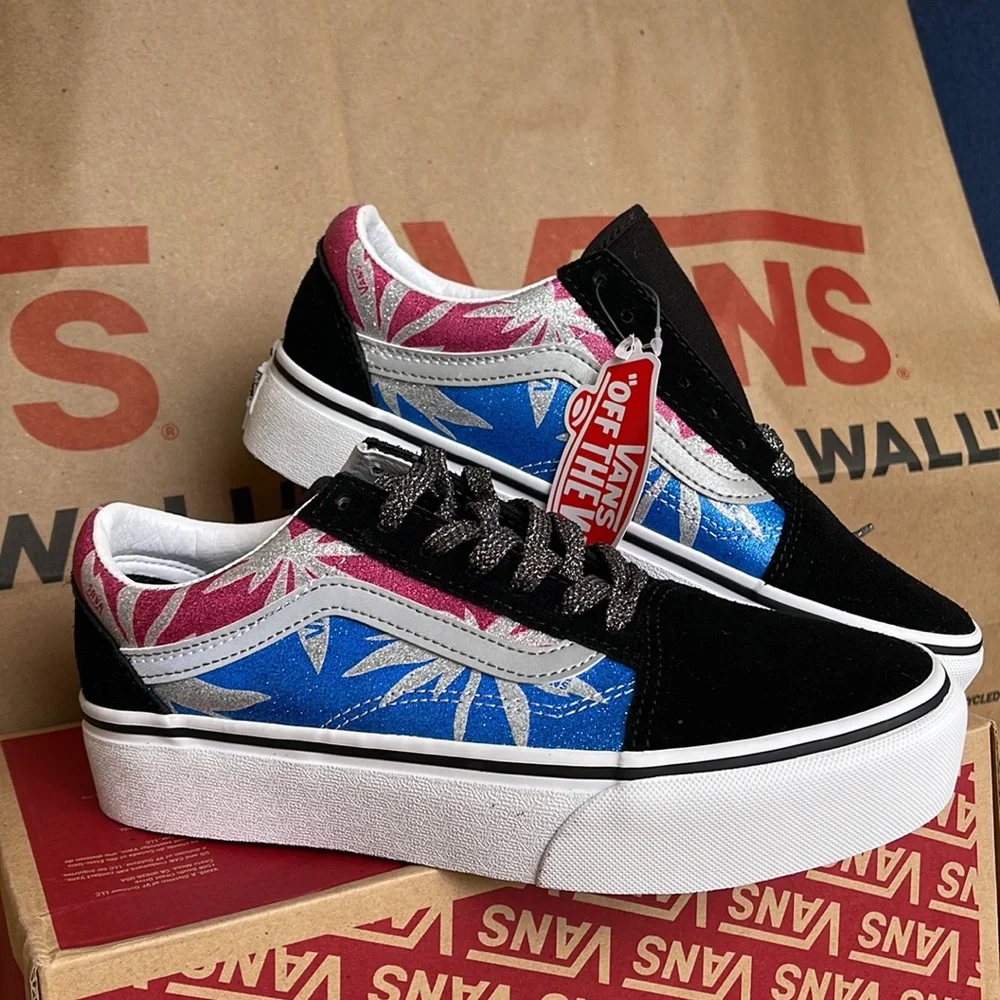 Vans Old Skool After Dark Summerlf/True White WMNS platforms